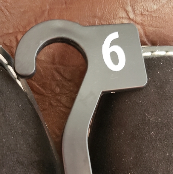6 Time& Tru Black/White with Silver Buckle - Picture 6 of 6